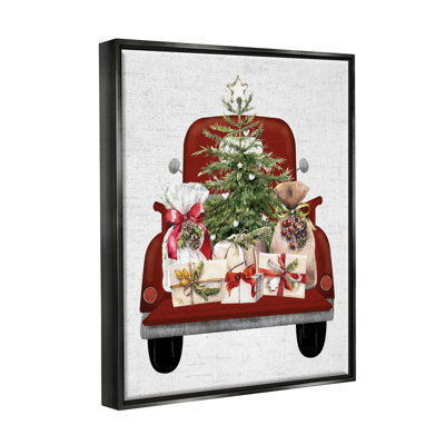 Cadeaux de Noël campagnard de campagne par lettres et doublés - impression sur bois