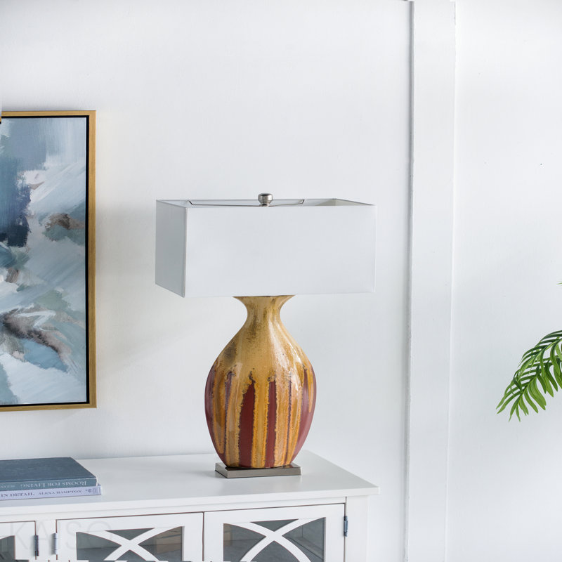 16x10.5x36" Ceramic Table Lamp