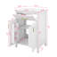 Meuble-lavabo 48 po avec lavabo en céramique, portes à fermeture en douceur, tiroir rabattable, tablettes de porte à double couche, armoire de rangement abondante-2036545043
