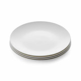 Serendipity White Coupe Dinner Plates