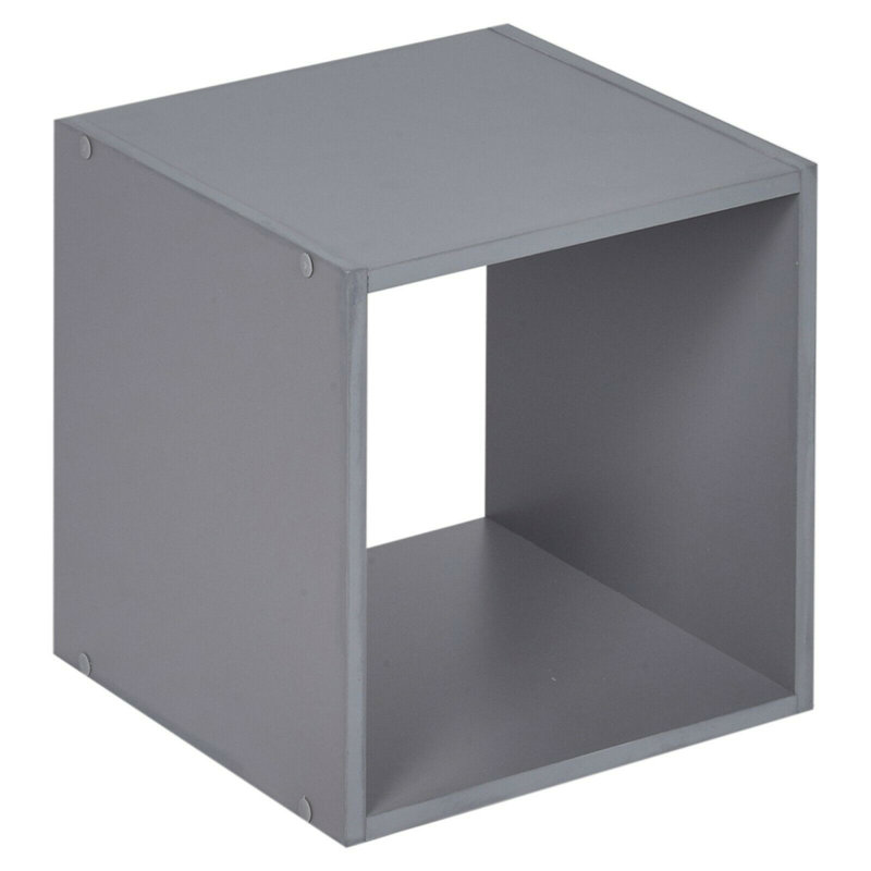 Jaylynn 26.5cm H x 30cm W Standard Bookcase, Grey