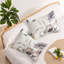 Ensemble de literie en coton 8 pièces, grand floral rosé pour un décor de chambre confortable