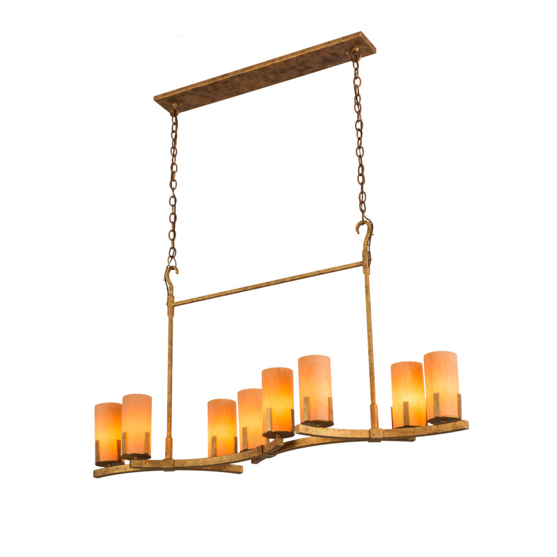 Lustre géométrique 8 lumières ombré Kirchner