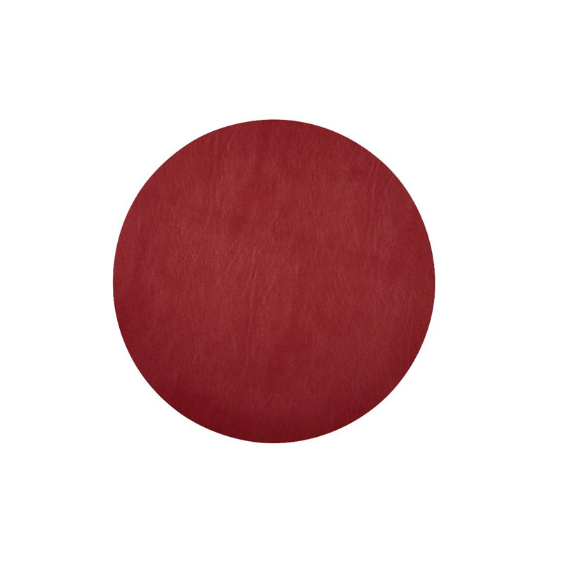 Napperon Mattola, rond, rouge terre, 15 po de diamètre, ensemble de 6, Rond 15 po, Rouge