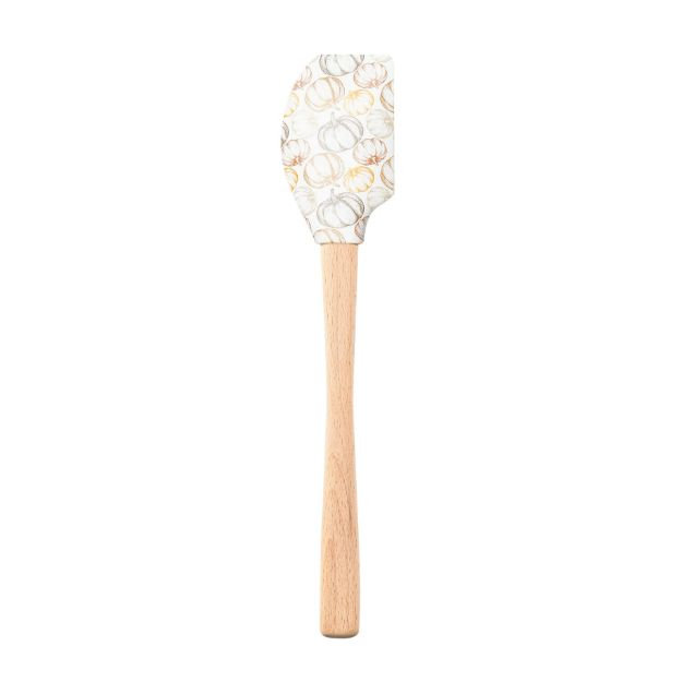 Spatulart Hello Pumpkin Wood Handled Spatula