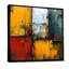 Cubiste, tranquillité, jaune, rouge, bleu, abstrait, art mural-1187961504-1187961506