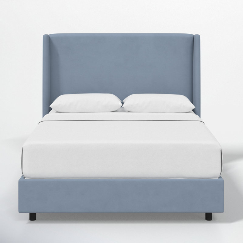 Tilly Upholstered Bed, Full, Classic Ocean Velvet