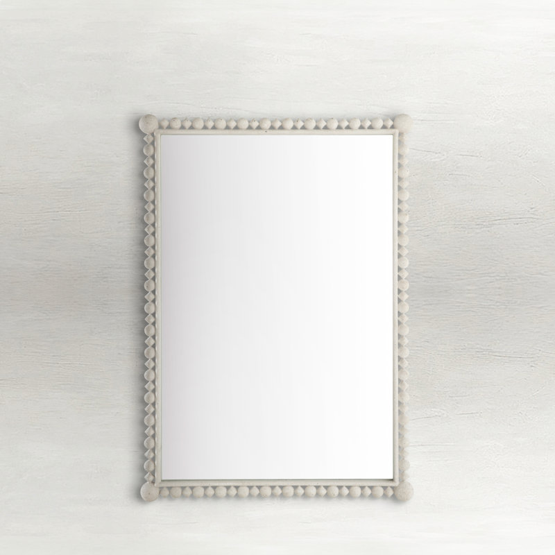 Beau Mirror - White, White