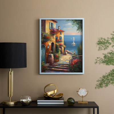 NAUTICAL Series DLX Framed Print - Solid Wood