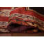 Tapis traditionnel géométrique rouge 4 x 8