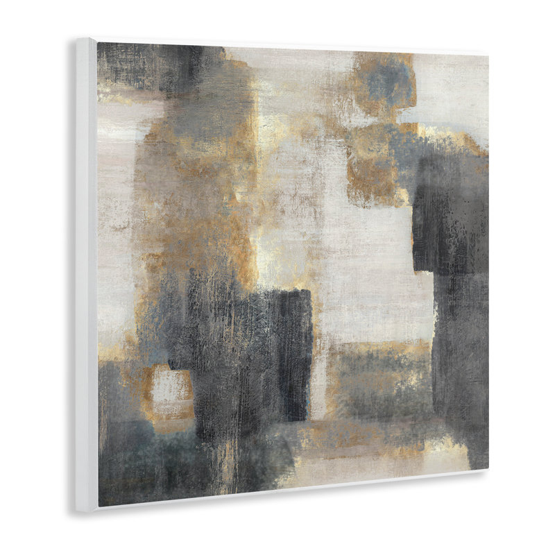 «Rustic Paint Strokes with Glam Undertones», art mural par Hannah Dawson