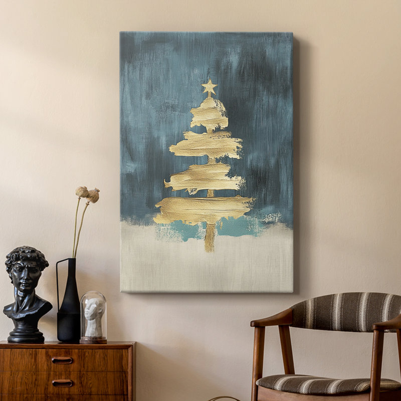 Art de Noël de Noël CXC III - galerie Cavas sur mesure, H 18 po x l 12 po