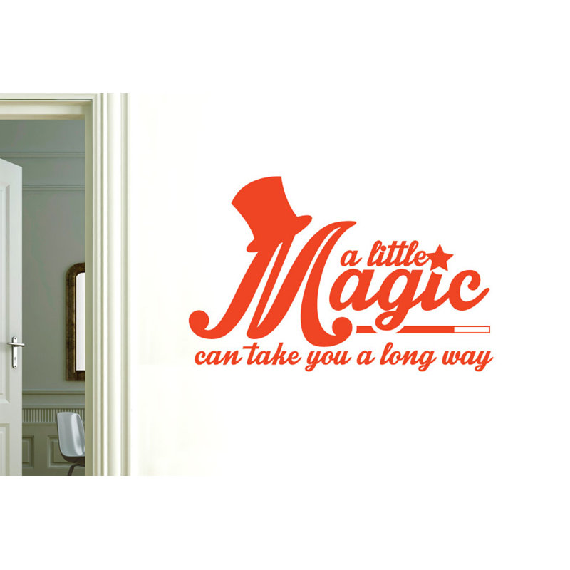 Wall Decal, Orange, Medium