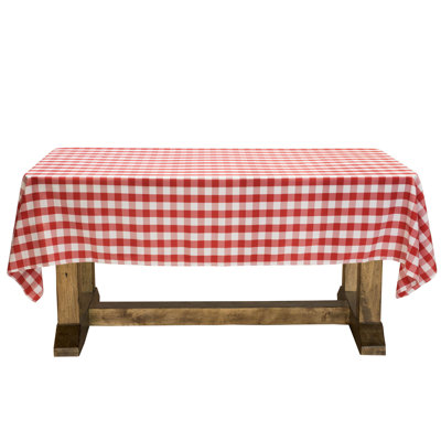 Rectangular Checkered Tablecloth