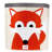 3 Sprouts - Canvas Storage Bin - Laundry and Toy Basket for Baby and Kids - Fox