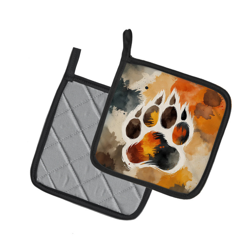 Bear Pride Pair of Pot Holders