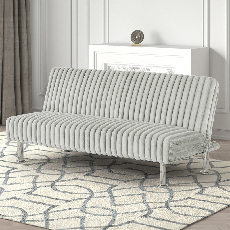 Canapé-lit l 65,6 po, Gris