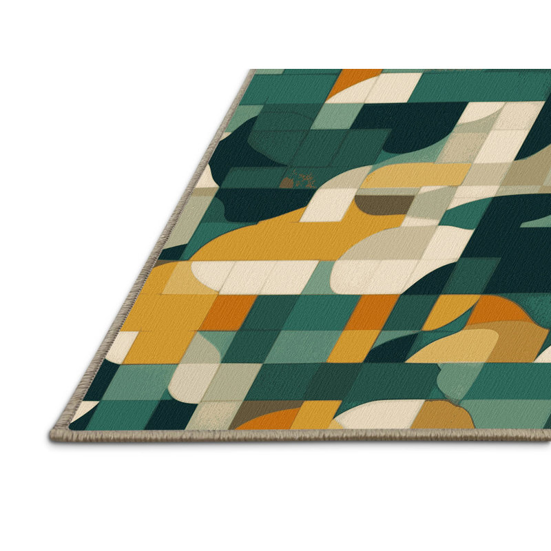 Schematic Lands Rug, Round 5'