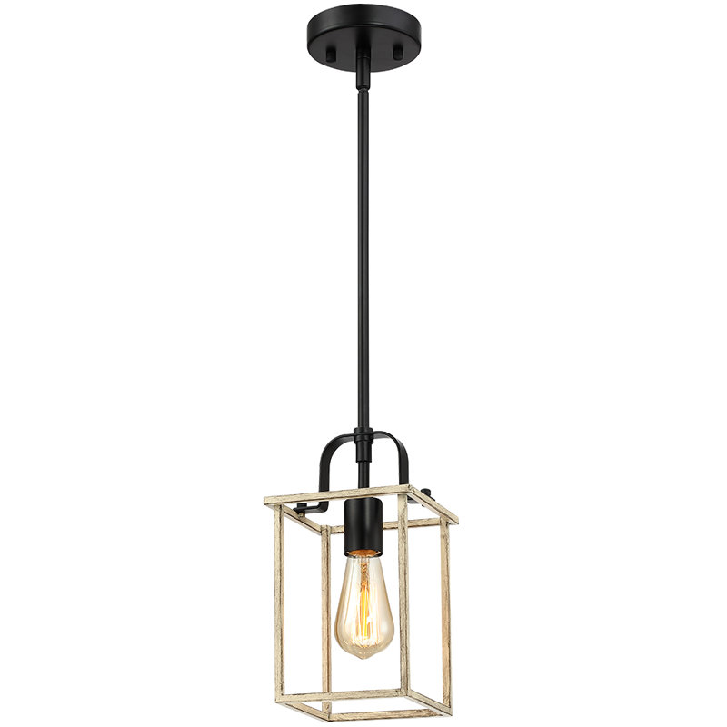 Luminaire suspendu pour îlot de ferme en faux bois Taplin