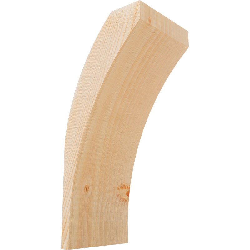 Genouillère Thorton, Sapin Douglas de 5 1/2 po (lisse), 6 po X P 14 po H