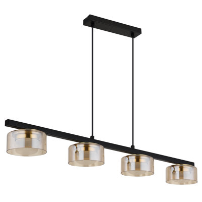 Anell 4 - Light Matte Black Geometric Pendant