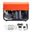 Compresseur d'air PCP, compresseur d'air de bouteille de plongée 4500PSI / 30Mpa, compresseur de plongée PCP à arrêt automatique à double cylindre avec système de refroidissement à eau et ventilateur externe pour les bouteilles de plongée, le Paintball, la carabine à air comprimé
