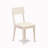 5 Piece Modern Dining Table Set Includes a Rectangle Wooden Table with Butterfly Leaf and 4 Faux Leather Dining Room Chairs, Linen White-1447799065