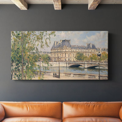 Série paysage - Lxxxiv - Toile tendue avec châssis - Prêt à être accroché