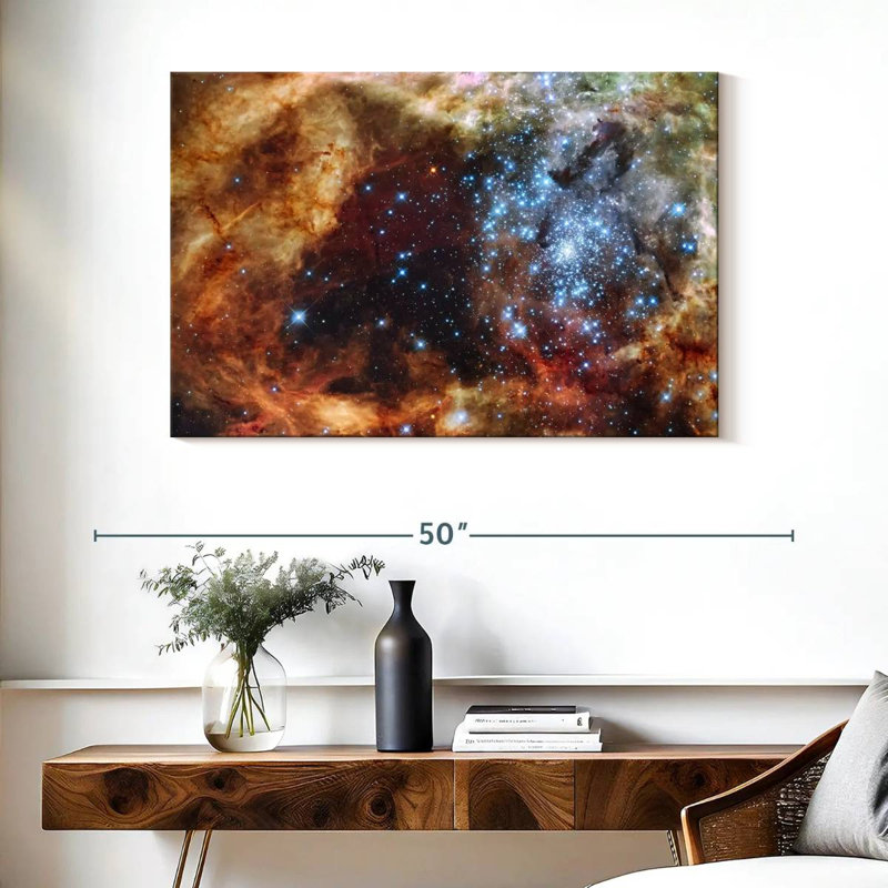 Oberle Globular Star Clusters, 26" H x 39" W