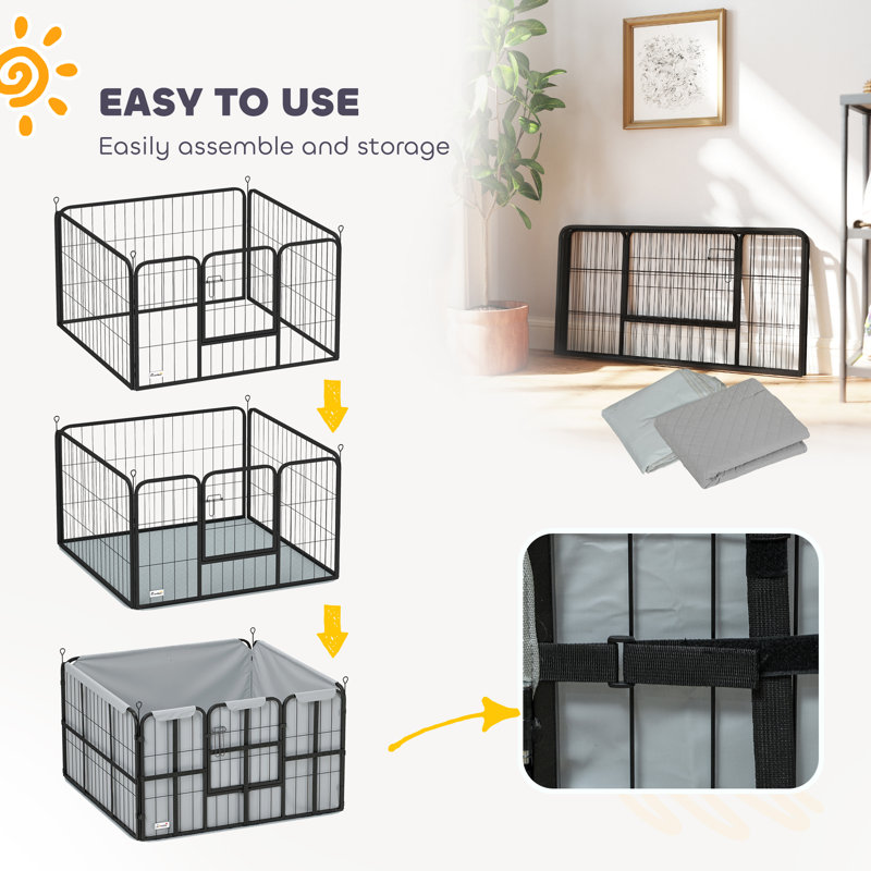 60cm H Steel Exercise Pen