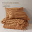 Ensembles de literie en microfibre brun confortable pour une maison de style français romantique