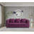Vanida Charterhouse 86.4" Velvet Tuxedo Arm Sofa-279292209