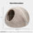 MODWOOL 16" Handmade Wool Nest Pet Bed Cat Cave (Warm Neutral)-1081239919