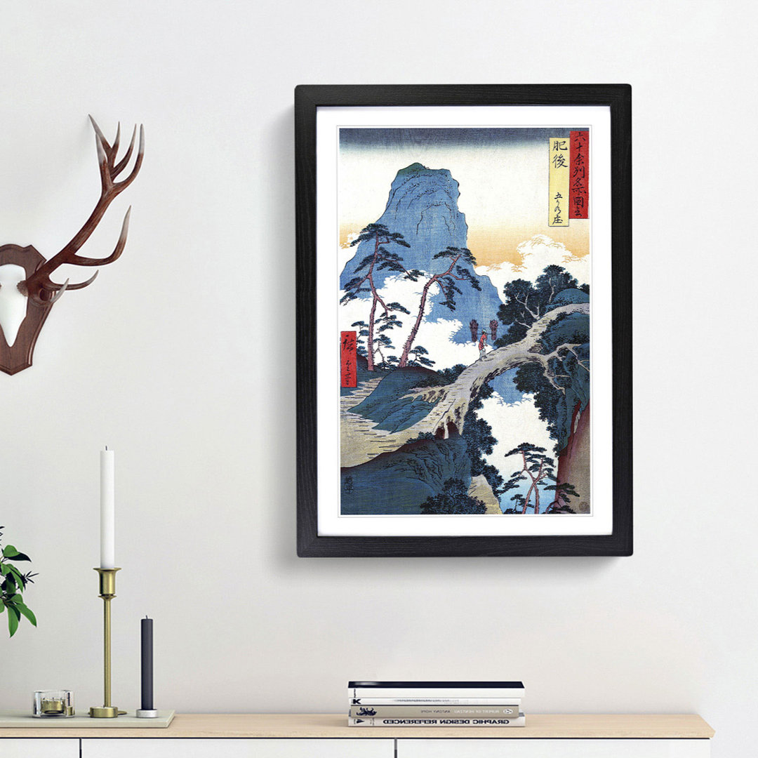 Goka No Sho by Utagawa Hiroshige - Framed Print