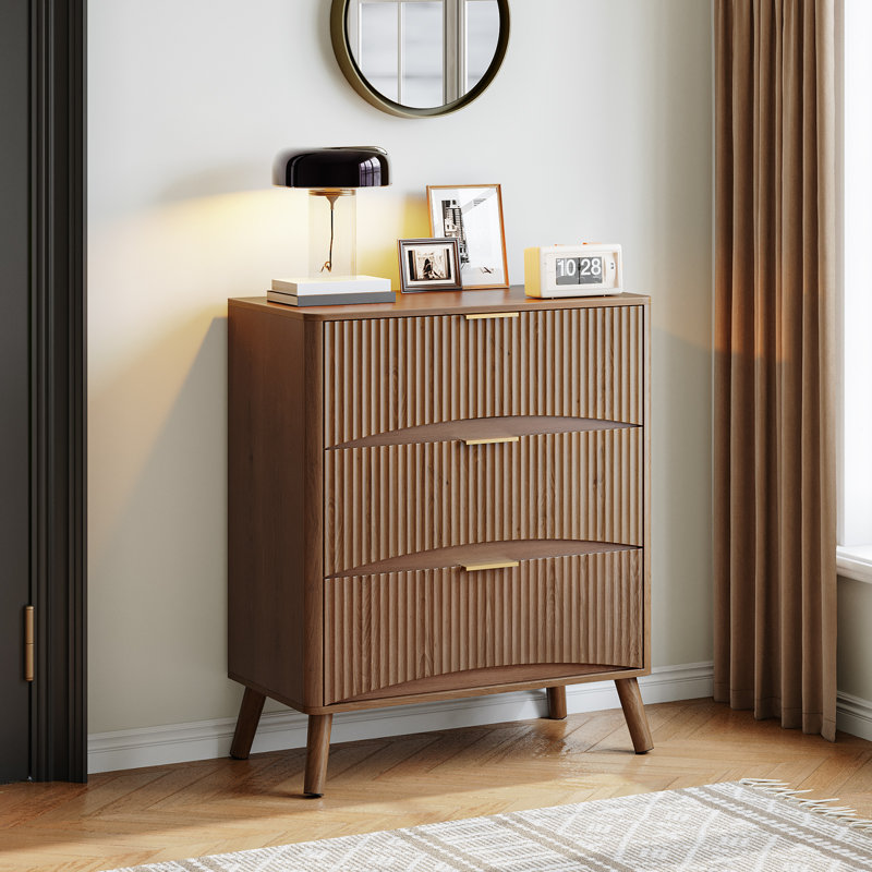 31.5"W 3-Drawer Dresser for Bedroom