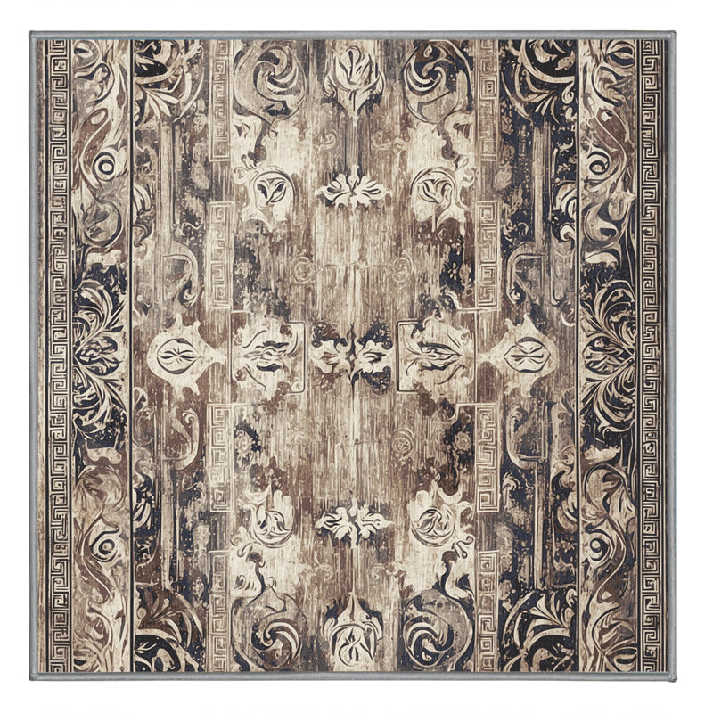Dionysian Feast Rug, Square 5'