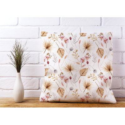 Branwell Floral Square Cushion