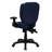 Mid-Back Multifunction Ergonomic Task Office Chair with Pillow Top Cushioning-30773691-30773688