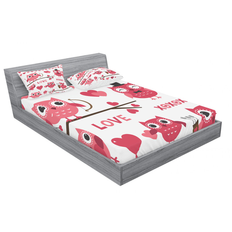 Microfiber Sheet Set, Queen Sheet Set with Fitted Sheet