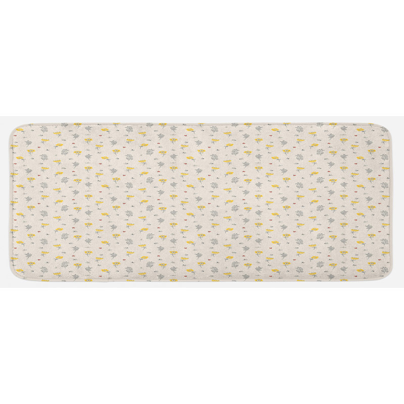 Tapis de cuisine coccinelle