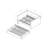 Beautiful 1Pc Modern Daybed  Armrest Pull Out Trundle Bedroom Living Room Furniture White Dove Textured Finish Furniture-1767378868