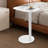 C-Shaped Metal Side Table Couch End Table-197479085