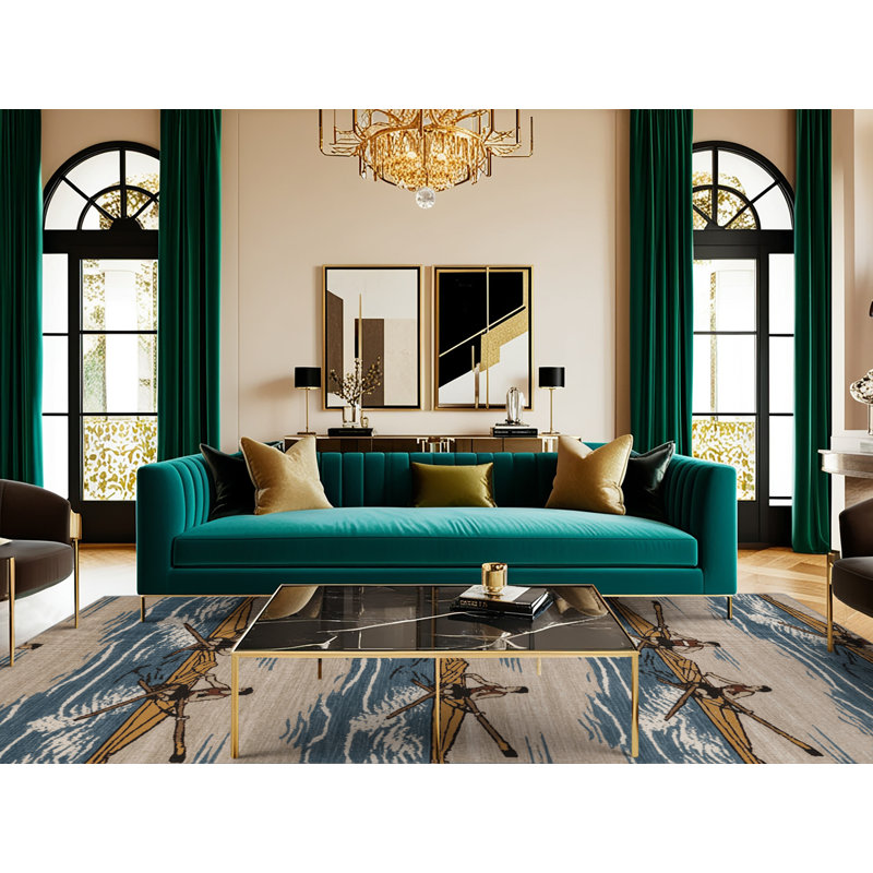  Tapis lavable sport d'aviron, Rond 3 pi x 3 pi