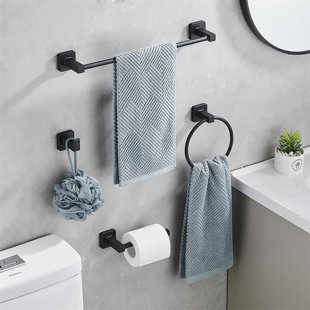 4 - Piece Bathroom Hardware Set