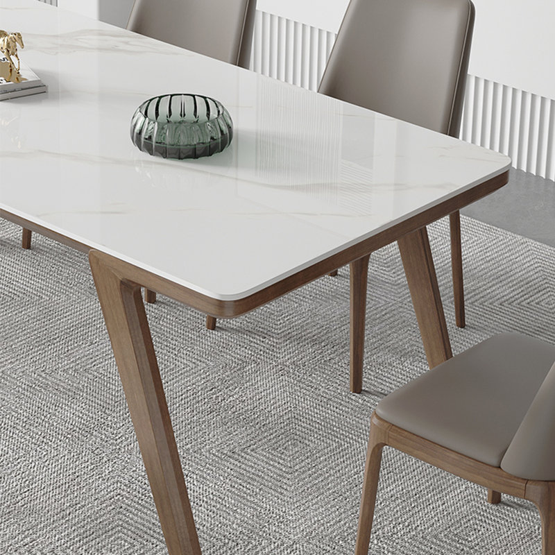 Ensemble de table et de chaises élégantes, H 29,52 po x L 70,86 po x l 35,43 po