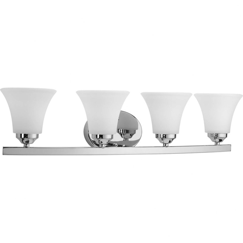 Luminaire pour meuble-lavabo Hilary, Chrome poli
