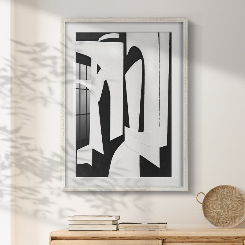 Reproduction encadrée, espagnol, espagnol, arc-en-ciel, H 28,5 po x l 20,5 po, Blanc