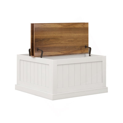 Farmhouse Coffee Table With Lift Top And Hidden Storage, Rustic And Functional For Any Home. by Gracie Oaks
