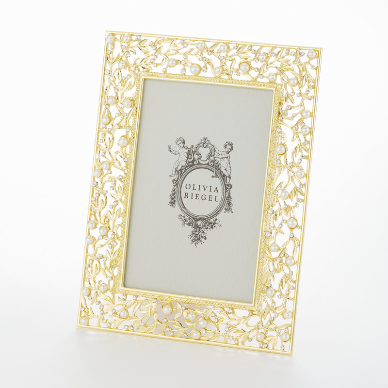 Eleanor Metal Picture Frame, Gold, 8" x 10"