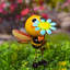 The Bumble Bunch Assorted Metal Bumblebee Garden Stake (Set of 6)